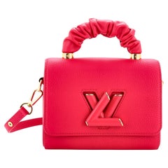 Louis Vuitton Pink Epi Twist Bag MM Silver Hardware Available For Immediate  Sale At Sotheby's