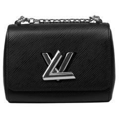 Louis Vuitton - Petit modèle Twist en cuir noir pi
