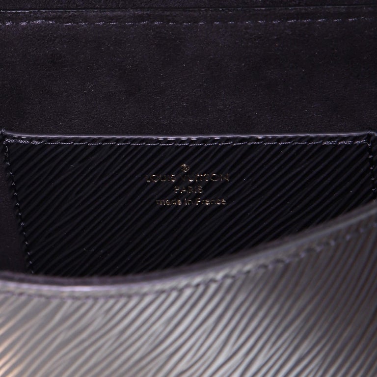 Louis Vuitton Block Color Monogram Epi Leather Twist Tape Chain Clutch at  1stDibs