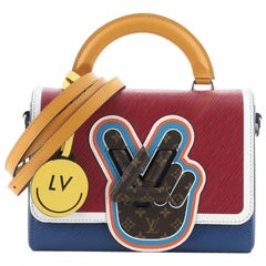 Louis Vuitton Twist Top Handle Bag Limited Edition Peace Love Epi and Monogram