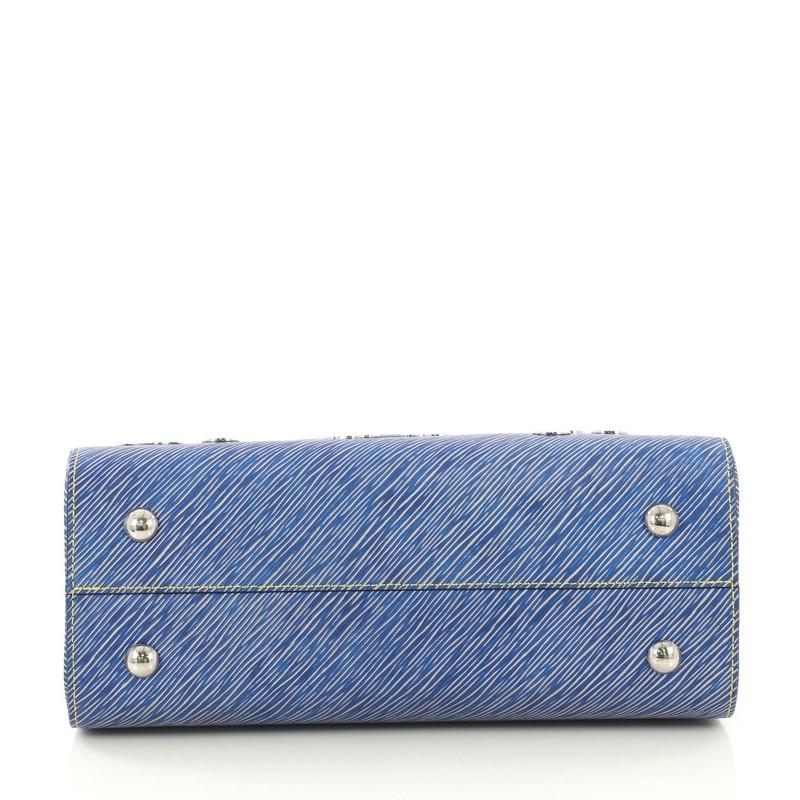 Louis Vuitton Twist Tote Limited Edition Pins Embellished Epi Leather In Fair Condition In NY, NY