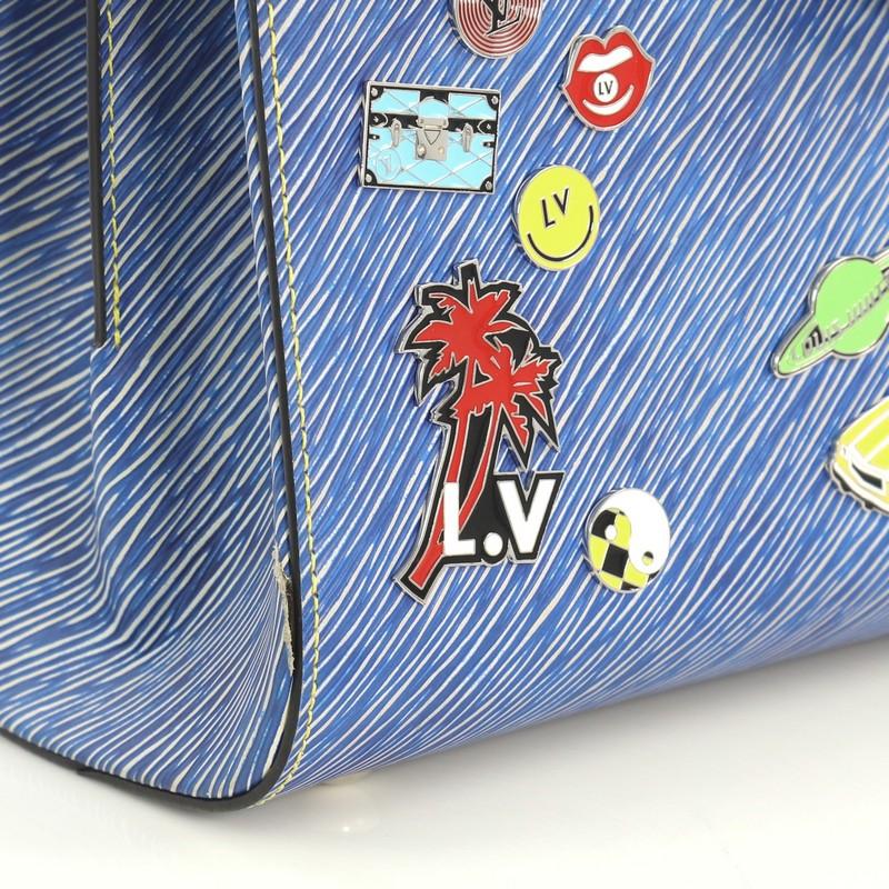 Louis Vuitton Twist Tote Limited Edition Pins Embellished Epi Leather 2