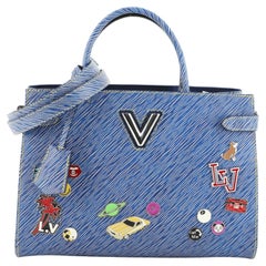 Louis Vuitton Lockme Bucket Bag Flower Embellished Leather at 1stDibs