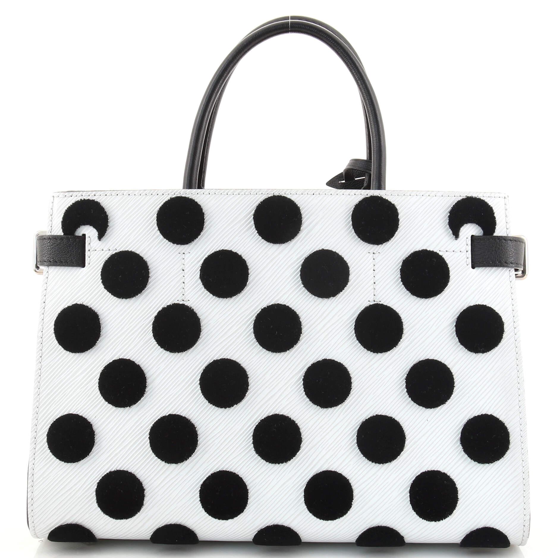 Gray Louis Vuitton Twist Tote Limited Edition Polka Dots Epi Leather