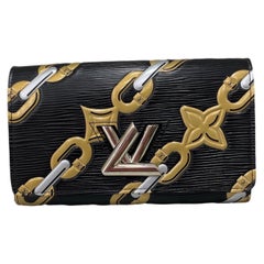Louis Vuitton Portafoglio Twist a catena Nero Borsa a tracolla