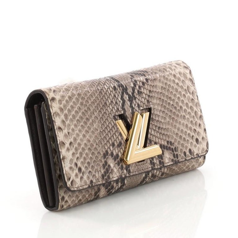 Louis Vuitton Twist Wallet Python at 1stdibs