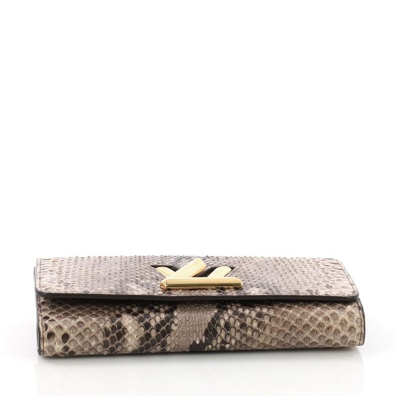 lv snake wallet