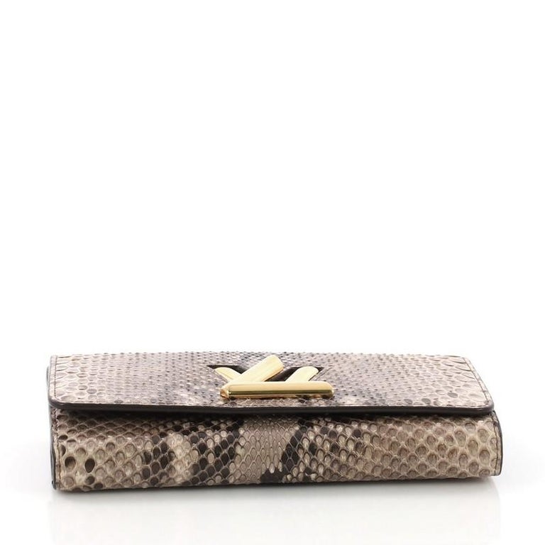 Louis Vuitton Twist Wallet Python at 1stDibs