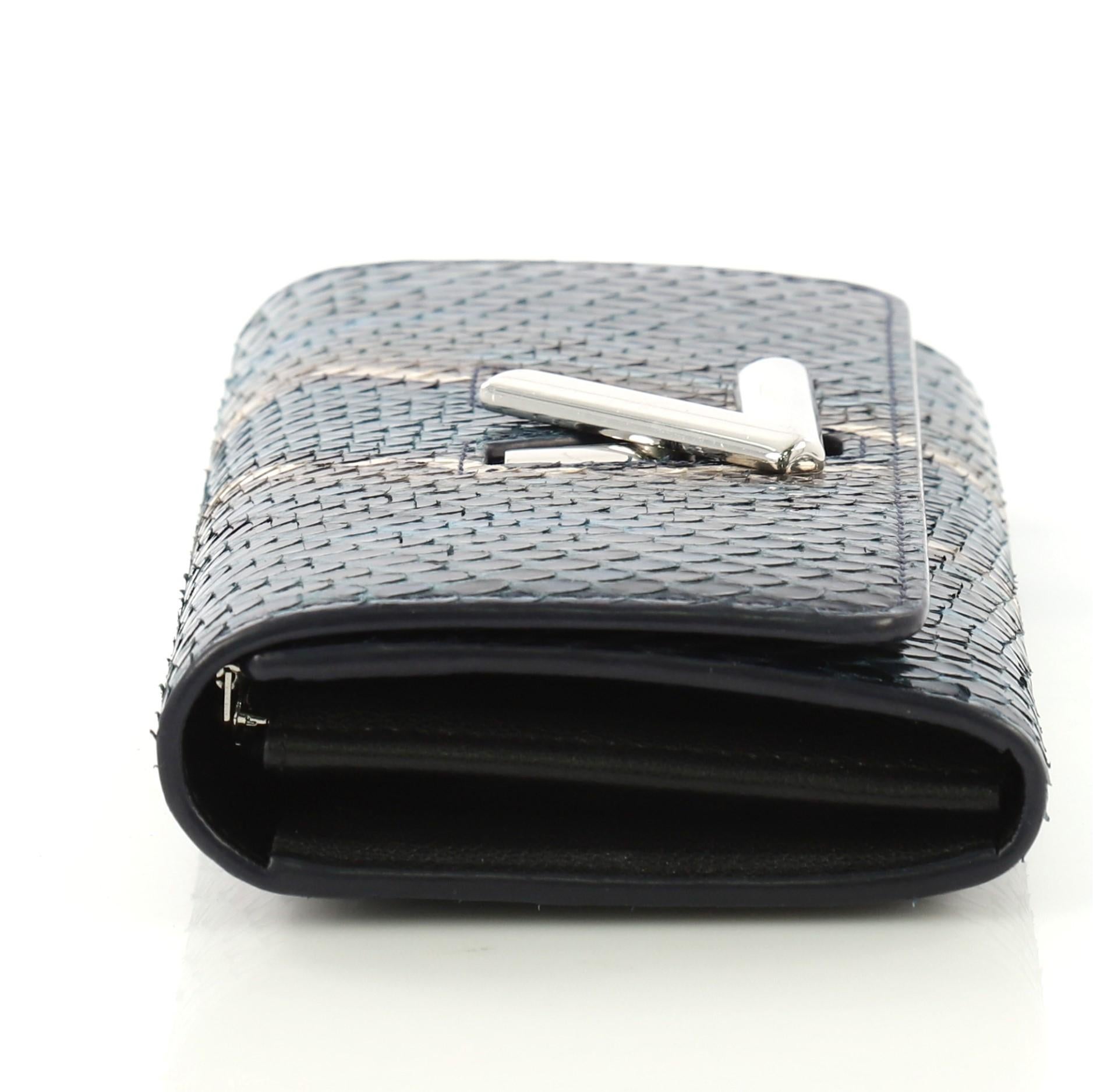Louis Vuitton Twist Wallet Python In Good Condition In NY, NY