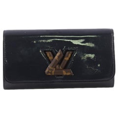 Louis Vuitton Twist Wallet Vernis with Monogram Canvas