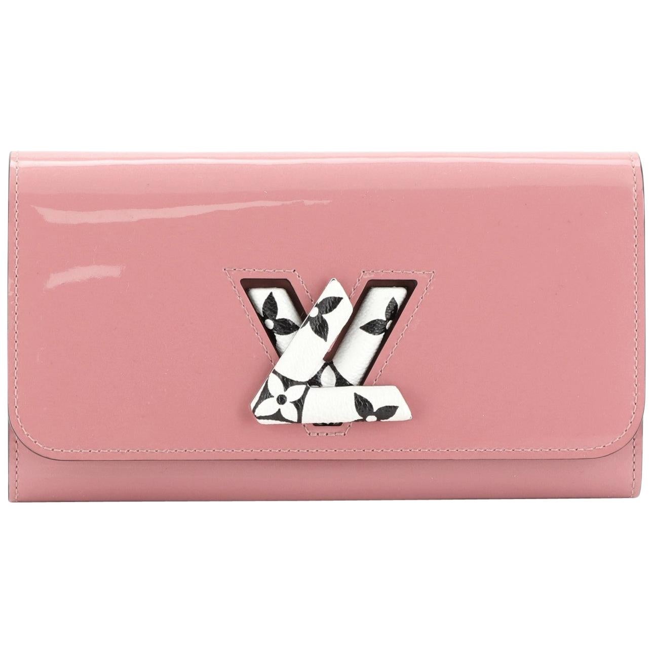 Louis Vuitton Twist Wallet Vernis with Monogram Canvas