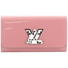 Vernis-Brieftasche von Louis Vuitton mit Monogramm aus Segeltuch