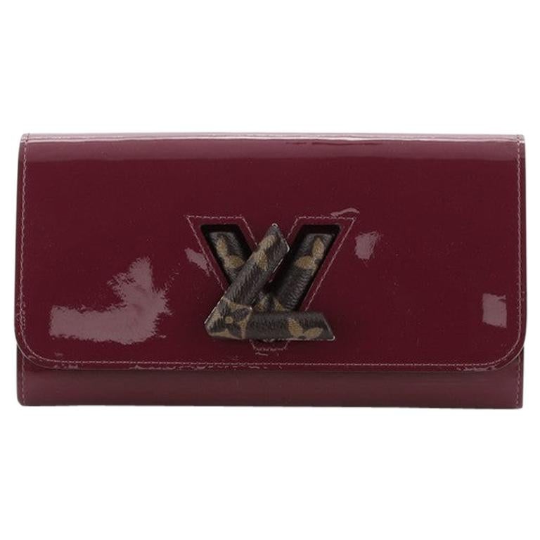 Louis Vuitton Twist Wallet Vernis With Monogram Canvas 