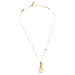 Louis Vuitton Two Tone Nanogram Necklace