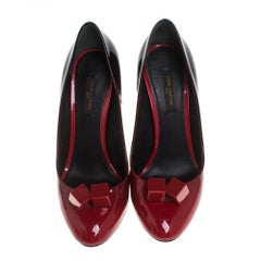 Louis Vuitton Two Tone Patent Leather Ombre Pumps Size 38.5