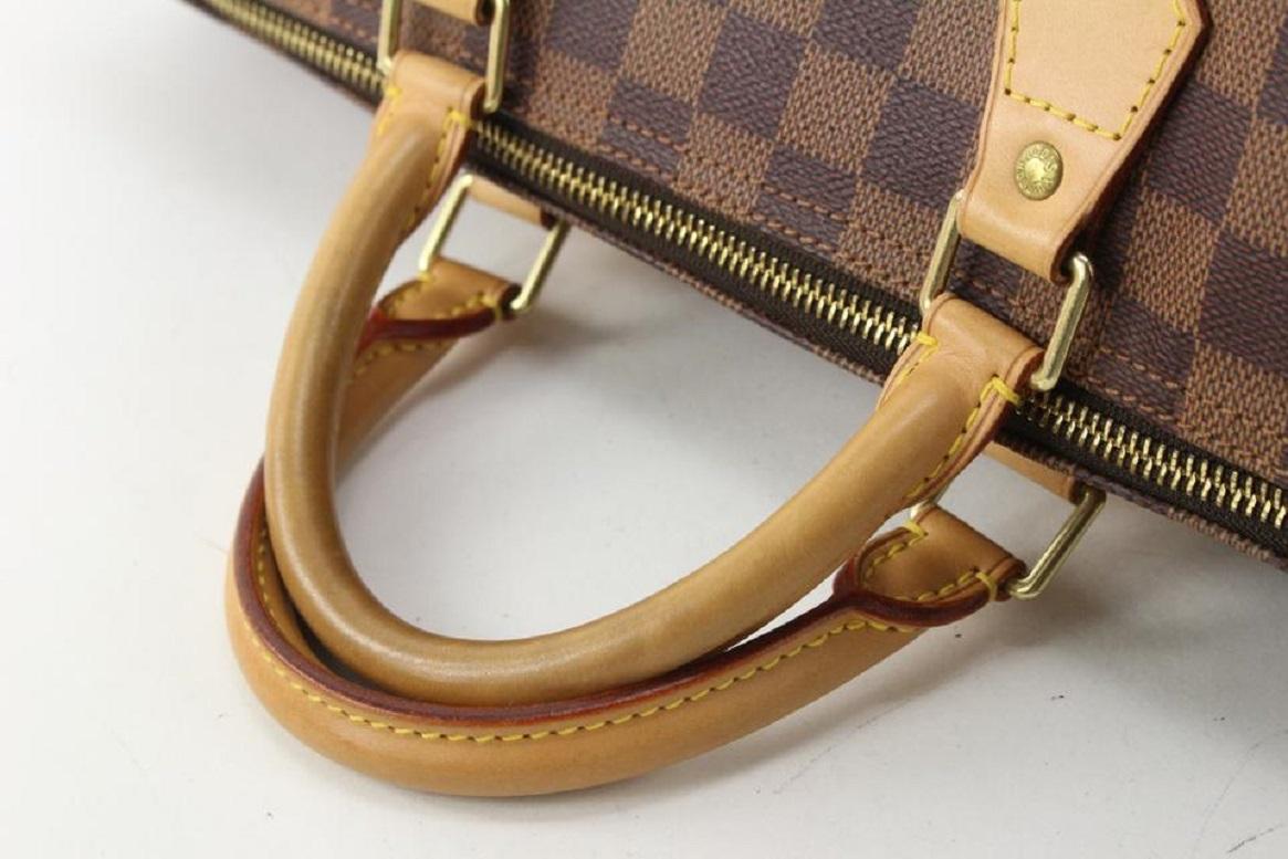 Louis Vuitton Ultra Rare 1 or 1 Centenaire Damier Ebene Speedy 40 Bag 473lvs63 In Good Condition In Dix hills, NY