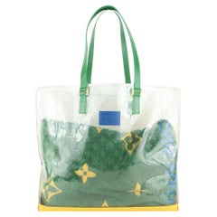 Louis Vuitton Ultra Raro 1999 Brasile 500° Anniversario Clear Cabas Tote 1JLV105