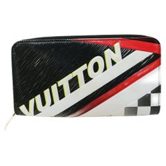 Louis Vuitton Ultra Rare Black Epi Leather Race Zippy Long Wallet 862967