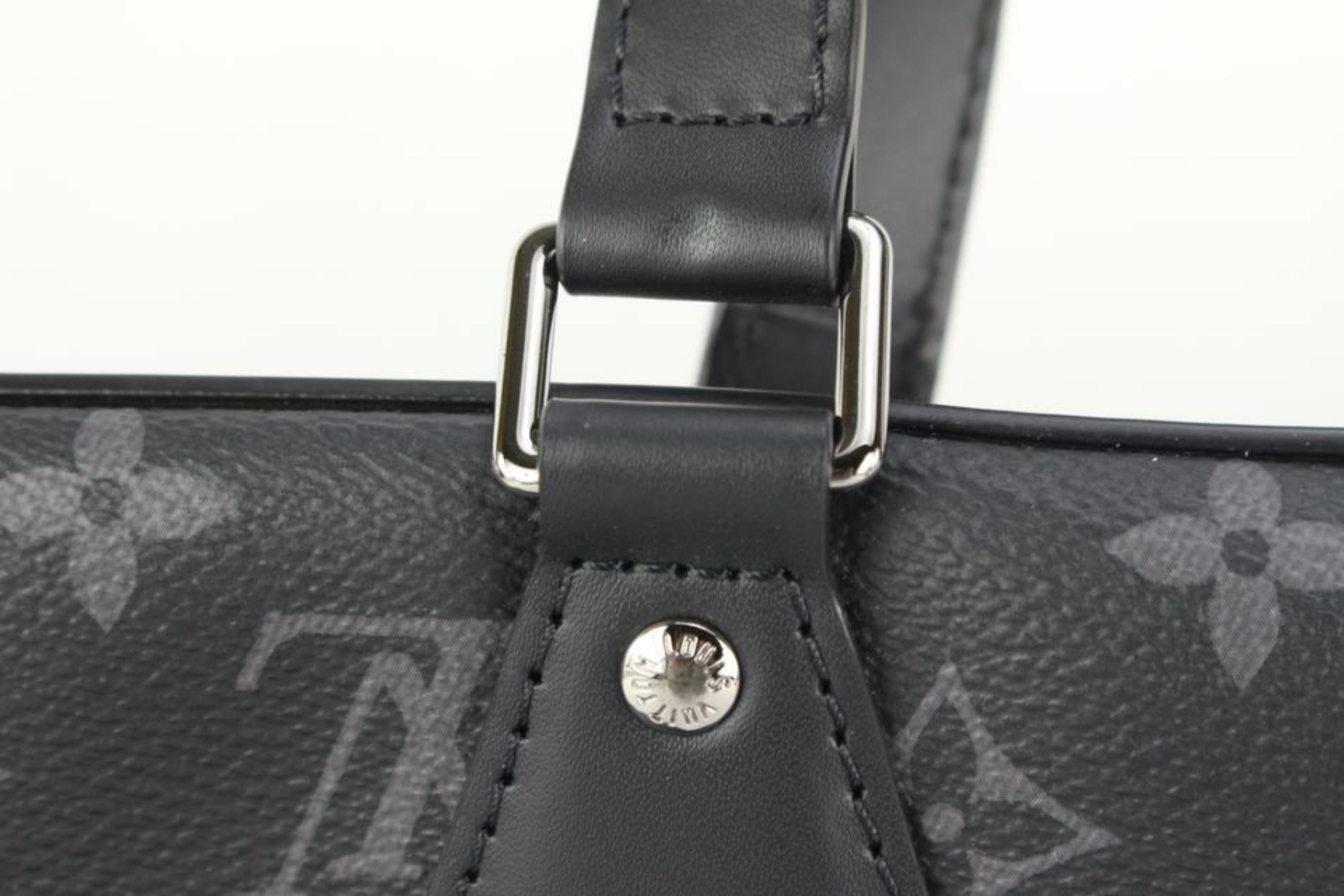 Women's or Men's Louis Vuitton Ultra Rare Black Monogram Eclipse Garment Bag Cover 7lk516s 