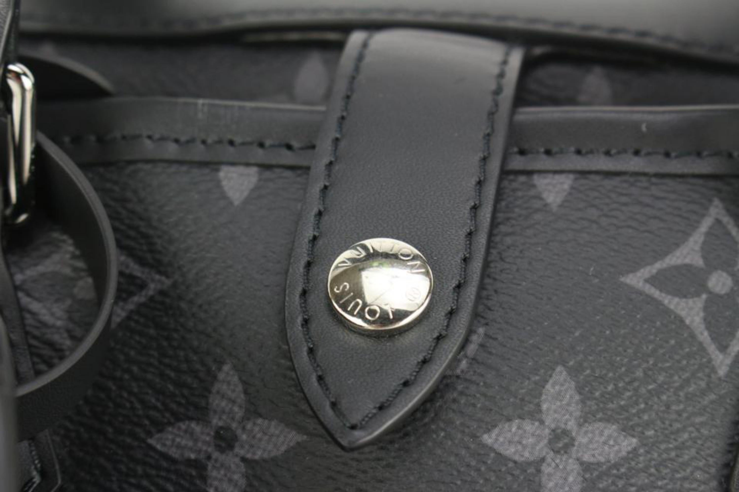 Louis Vuitton Ultra Rare Black Monogram Eclipse Garment Bag Cover 7lk516s  4