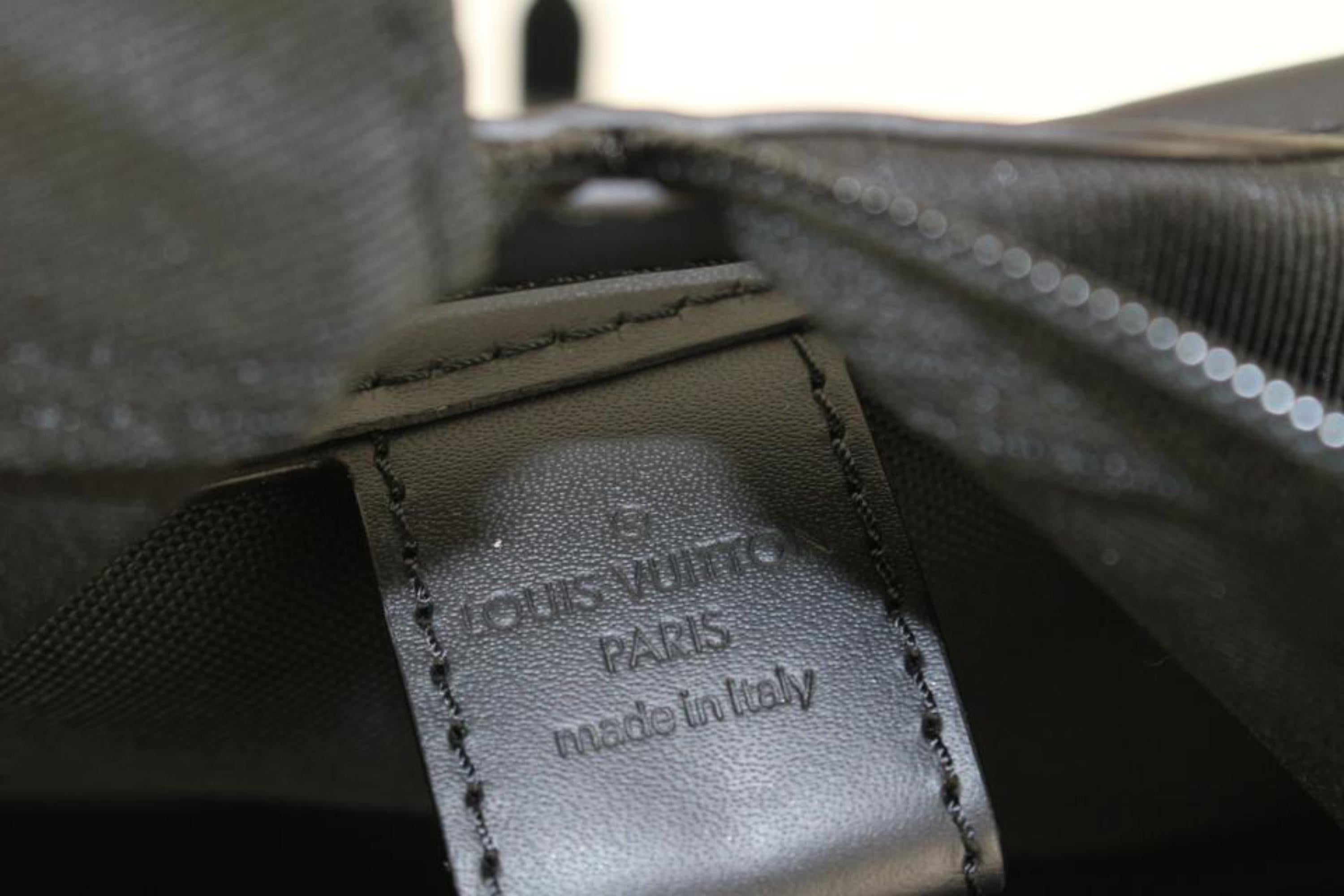 Louis Vuitton Ultra Rare Black Monogram Eclipse Garment Bag Cover 7lk516s  5