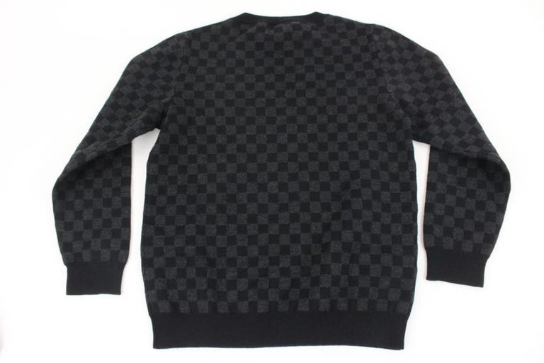 Wool sweatshirt Louis Vuitton Black size XS International in Wool - 30719697