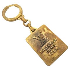 Louis Vuitton Ultra Rare Brass Keychain First Edition 211339