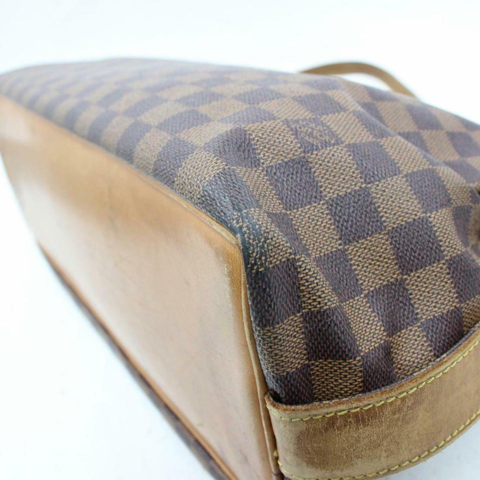 Louis Vuitton (Ultra Rare) Columbine Zip Tote  870326 Brown Canvas Shoulder Bag For Sale 2