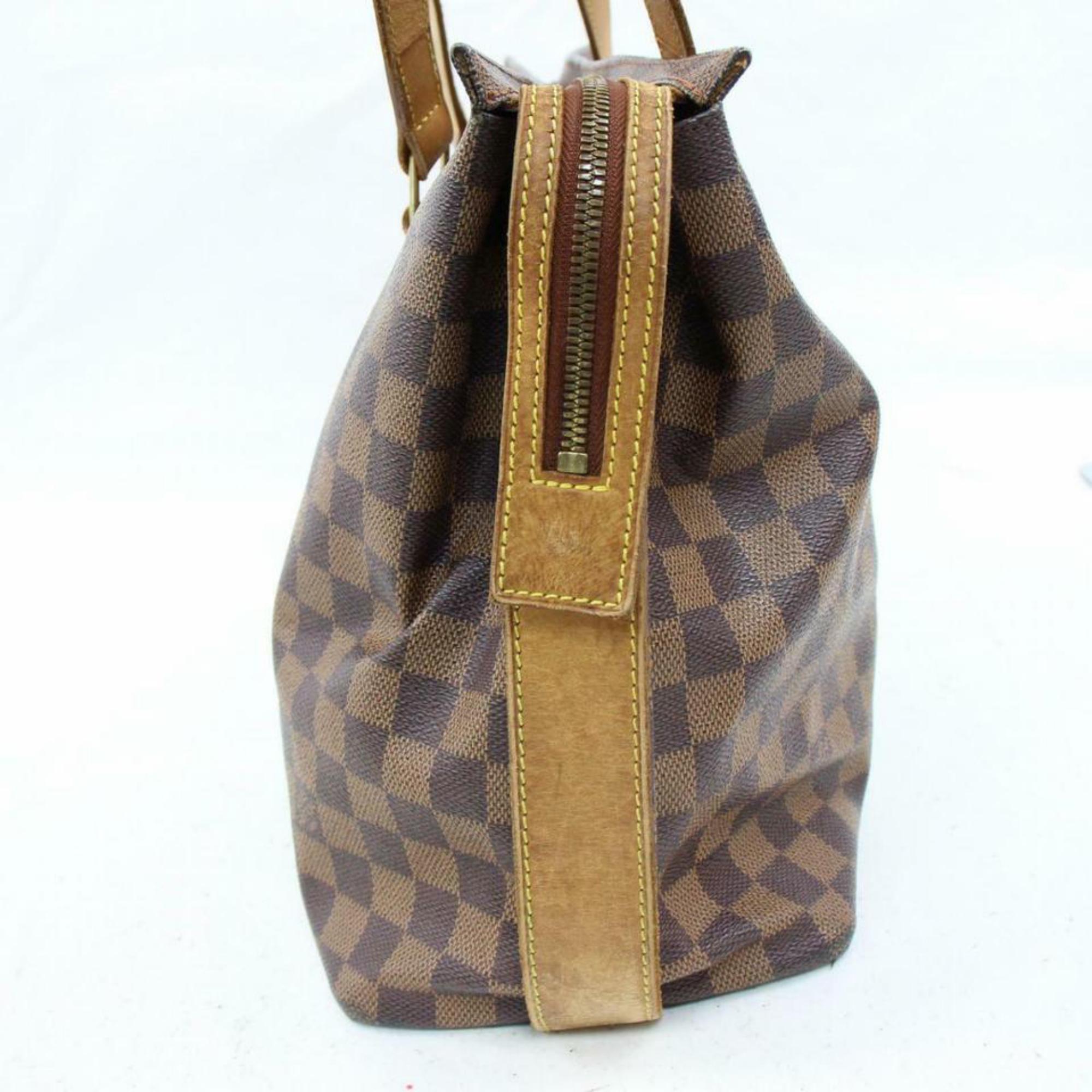 Louis Vuitton (Ultra Rare) Columbine Zip Tote  870326 Brown Canvas Shoulder Bag For Sale 3