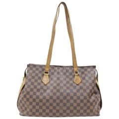 Louis Vuitton (Ultra Rare) Columbine Zip Tote  870326 Brown Canvas Shoulder Bag