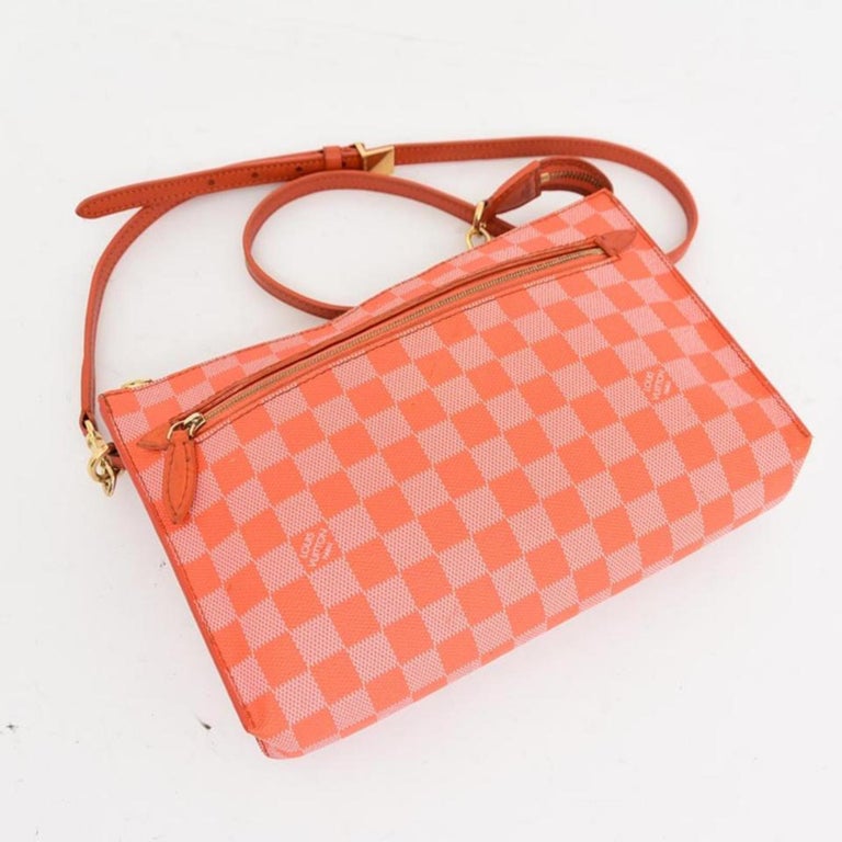 Louis Vuitton Ribbon Orange and Orange/Pink - 1.5” and 1” Wide