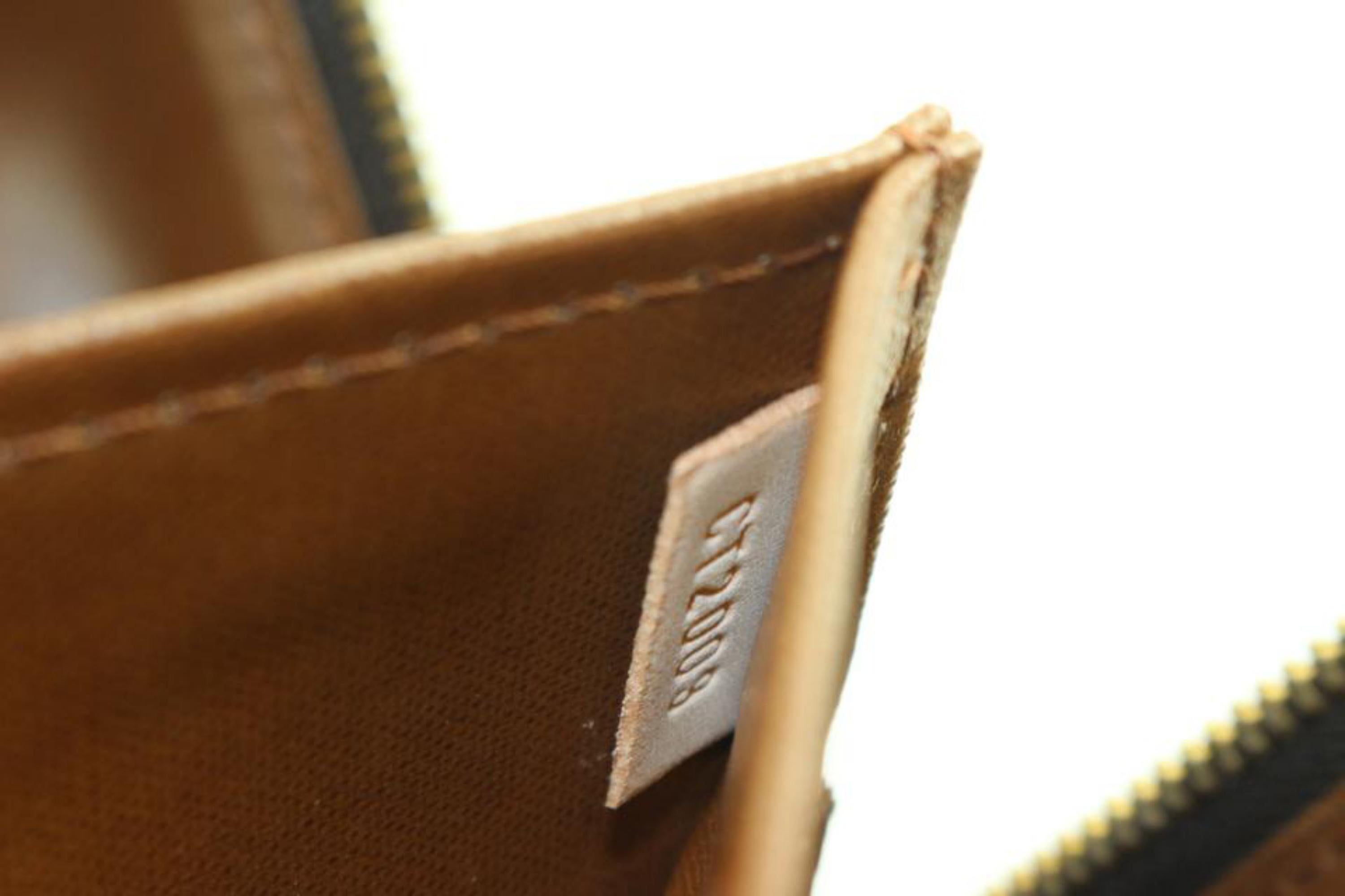Louis Vuitton Ultra Rare Discontinued Monogram Shoe Care Kit Travel Set 32lk31s 5