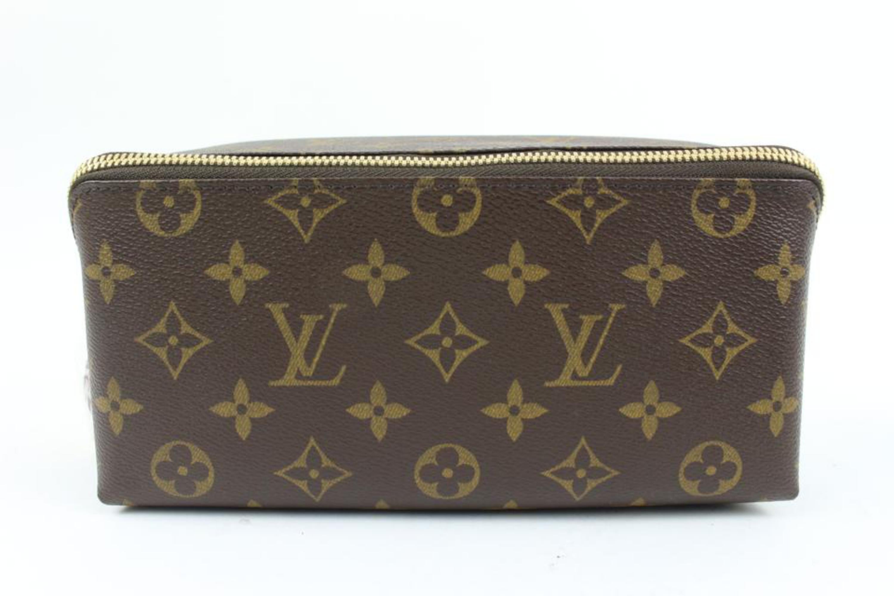 Louis Vuitton Ultra Rare Discontinued Monogram Shoe Care Kit Travel Set 32lk31s 1