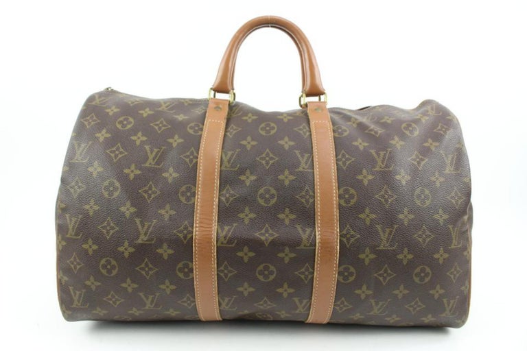 Louis Vuitton Ultra Rare French Co USA Keepall 119lv58 For Sale at