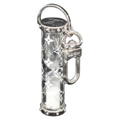 Louis Vuitton Ultra Rare Hour Glass Bag Charm and Key Holder Keychain Pendant 24