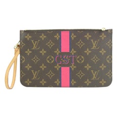 Louis Vuitton  Ultra Rare Mon Monogram Neverfull Pochette MM or GM  8lvs111