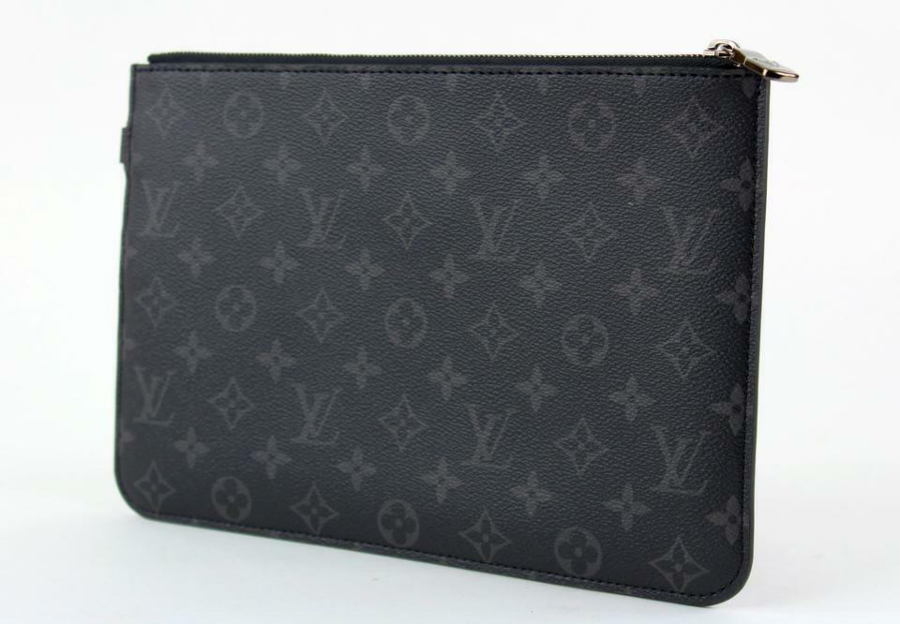 Louis Vuitton Ultra Rare Monogram Eclipse Fragment Cabas Light Pochette 859R413 6