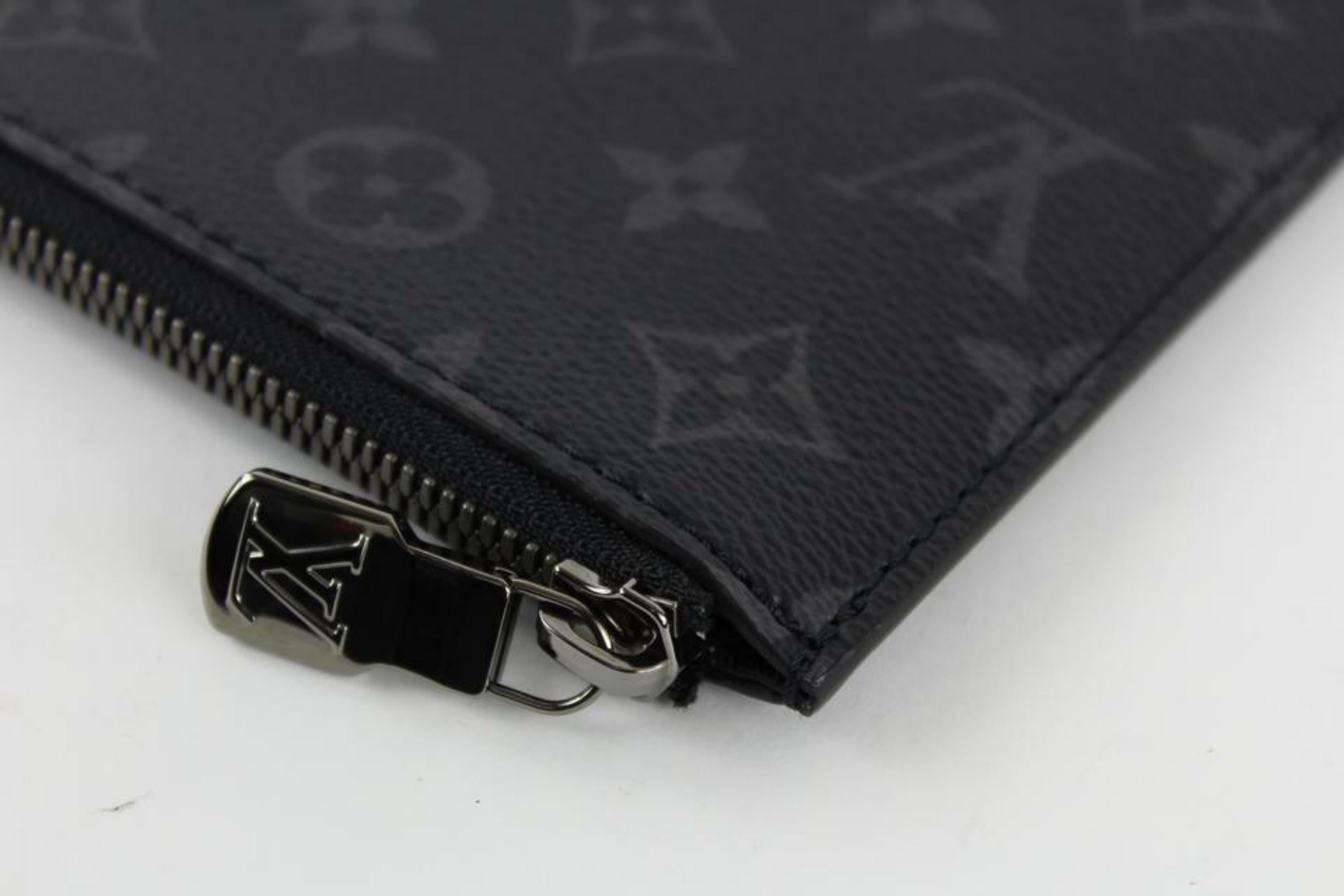 Women's Louis Vuitton Ultra Rare Monogram Eclipse Fragment Cabas Light Pochette 859R413