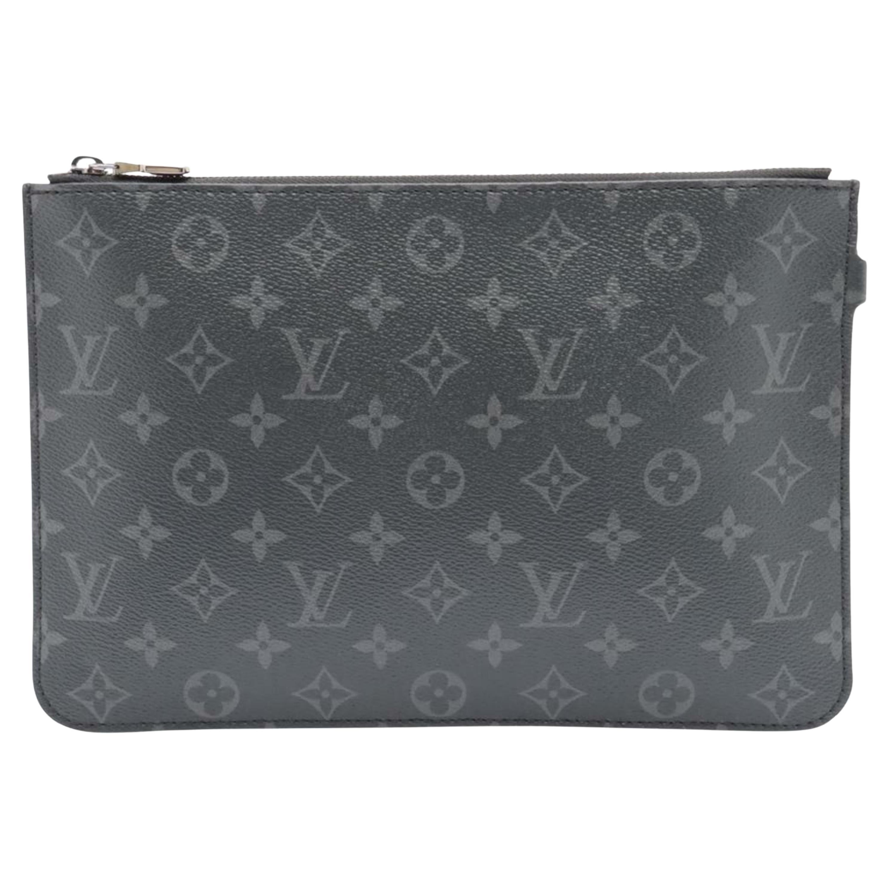Louis Vuitton Ultra Rare Monogram Eclipse Fragment Cabas Light Pochette 859R413