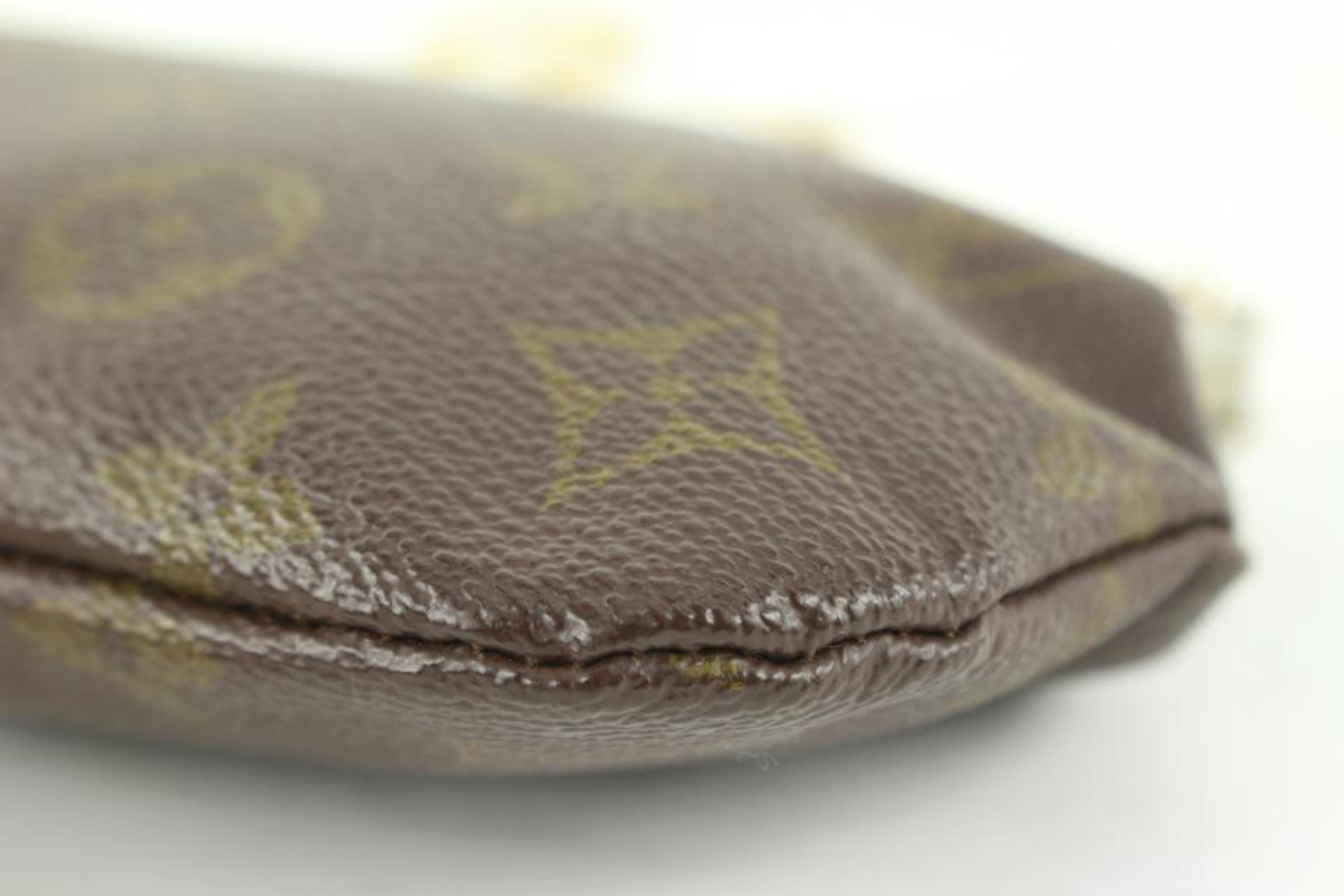Louis Vuitton Ultra Rare Monogram Kisslock Pouch Marais Bucket Change Purse  5