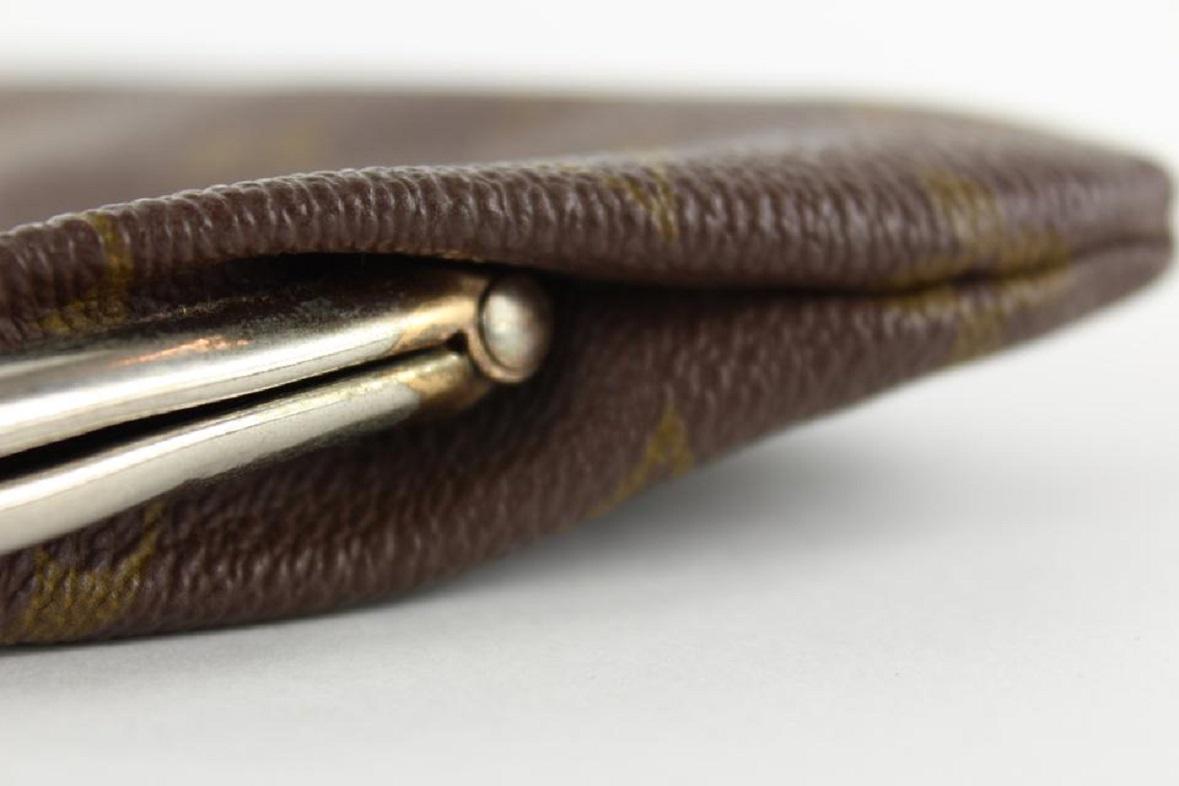 Louis Vuitton Ultra Rare Monogram Marais Kisslock Pouch French Twist Bag 1