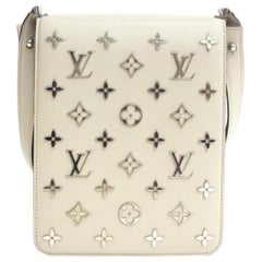 Louis Vuitton (Ultra Rare) Monogram Metal Cabaret 228372 Taupe Coated Canvas Sho