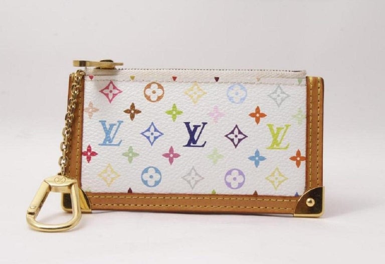 Louis Vuitton Monogram Multicolor Pochette Cles Key Pouch Keychain