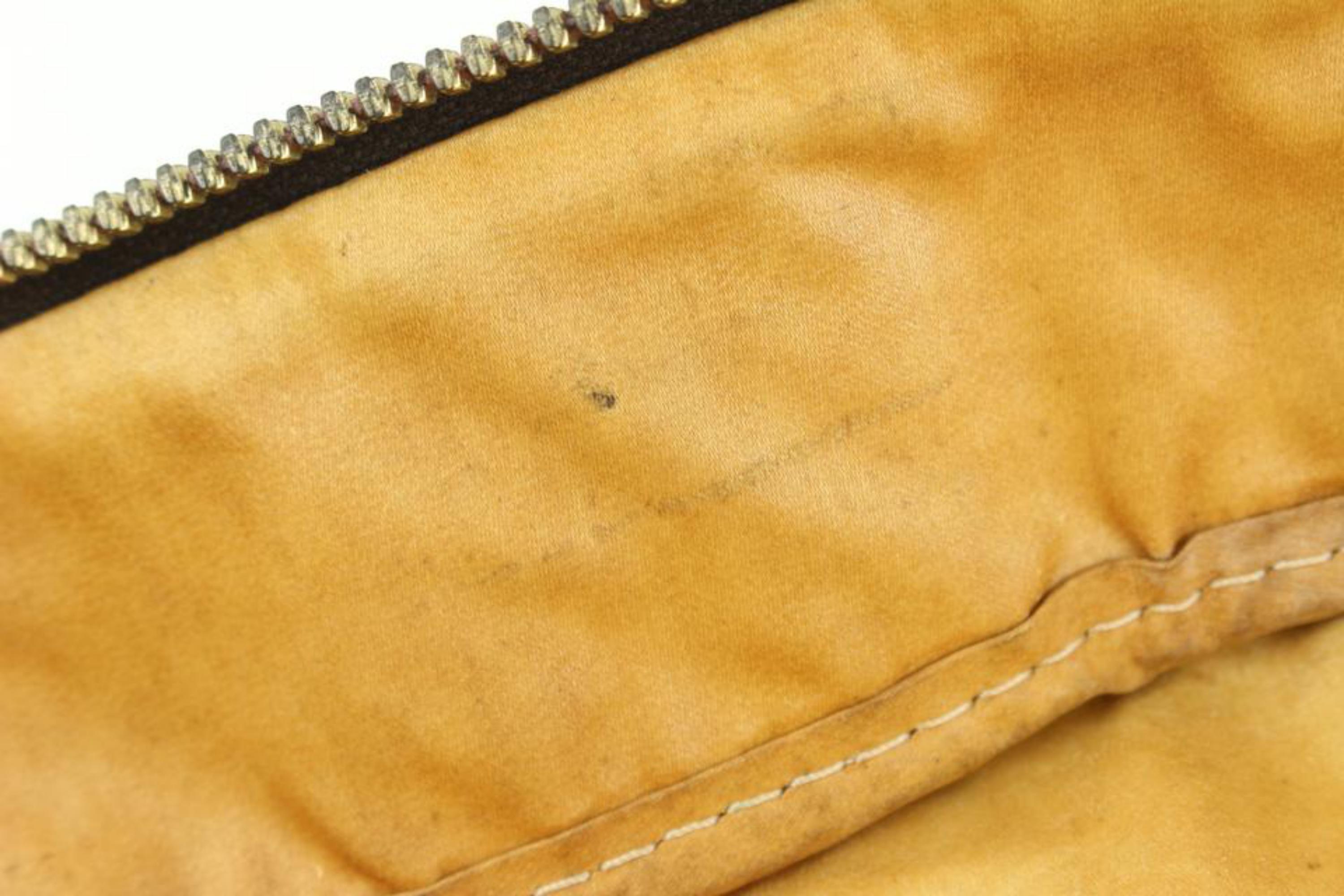 Louis Vuitton Ultra Rare Monogram Sac Plein Air Long Sports Bag 110lv56 For Sale 7