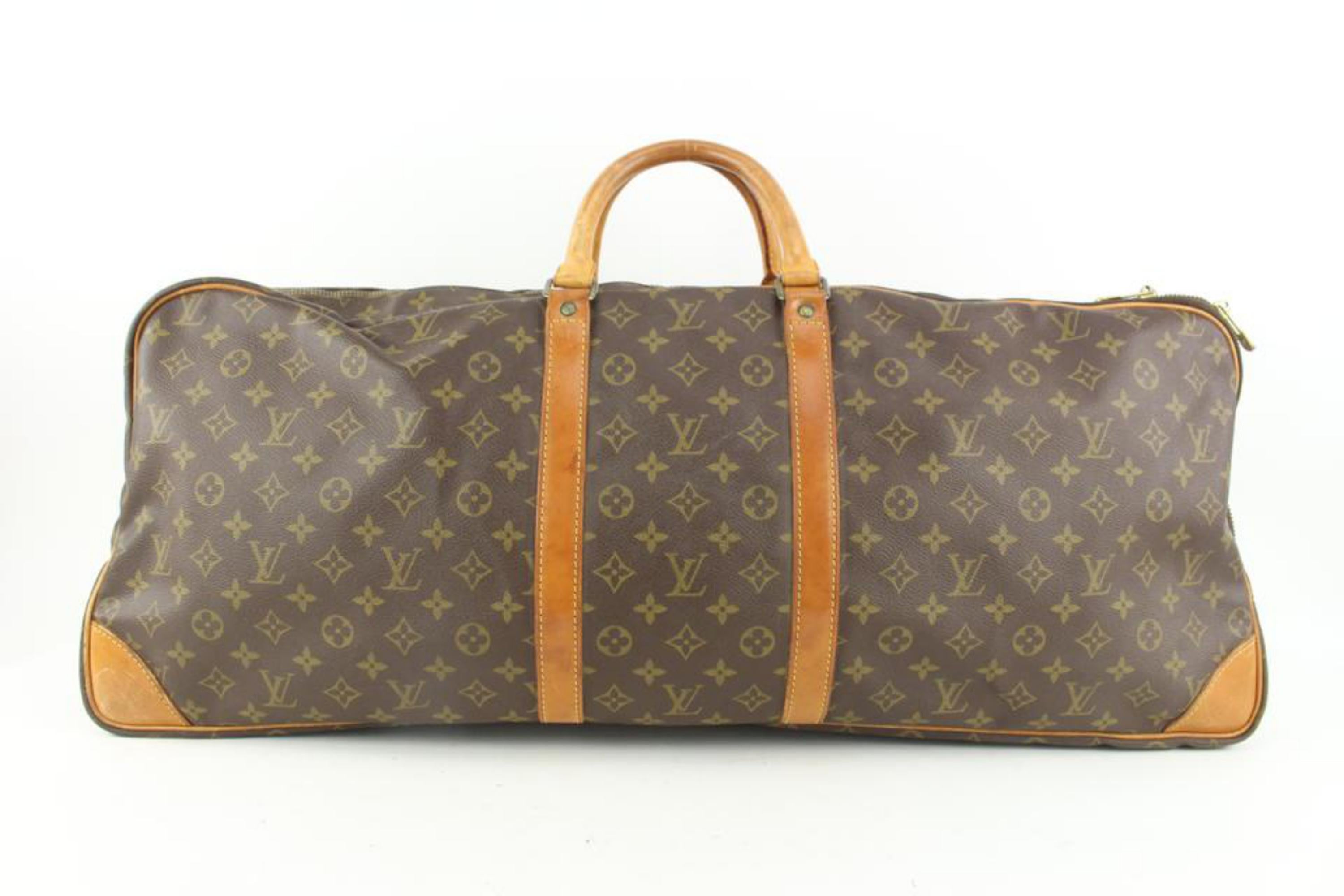 Louis Vuitton Ultra Rare Monogram Sac Plein Air Long Sports Bag 110lv56 For Sale 2