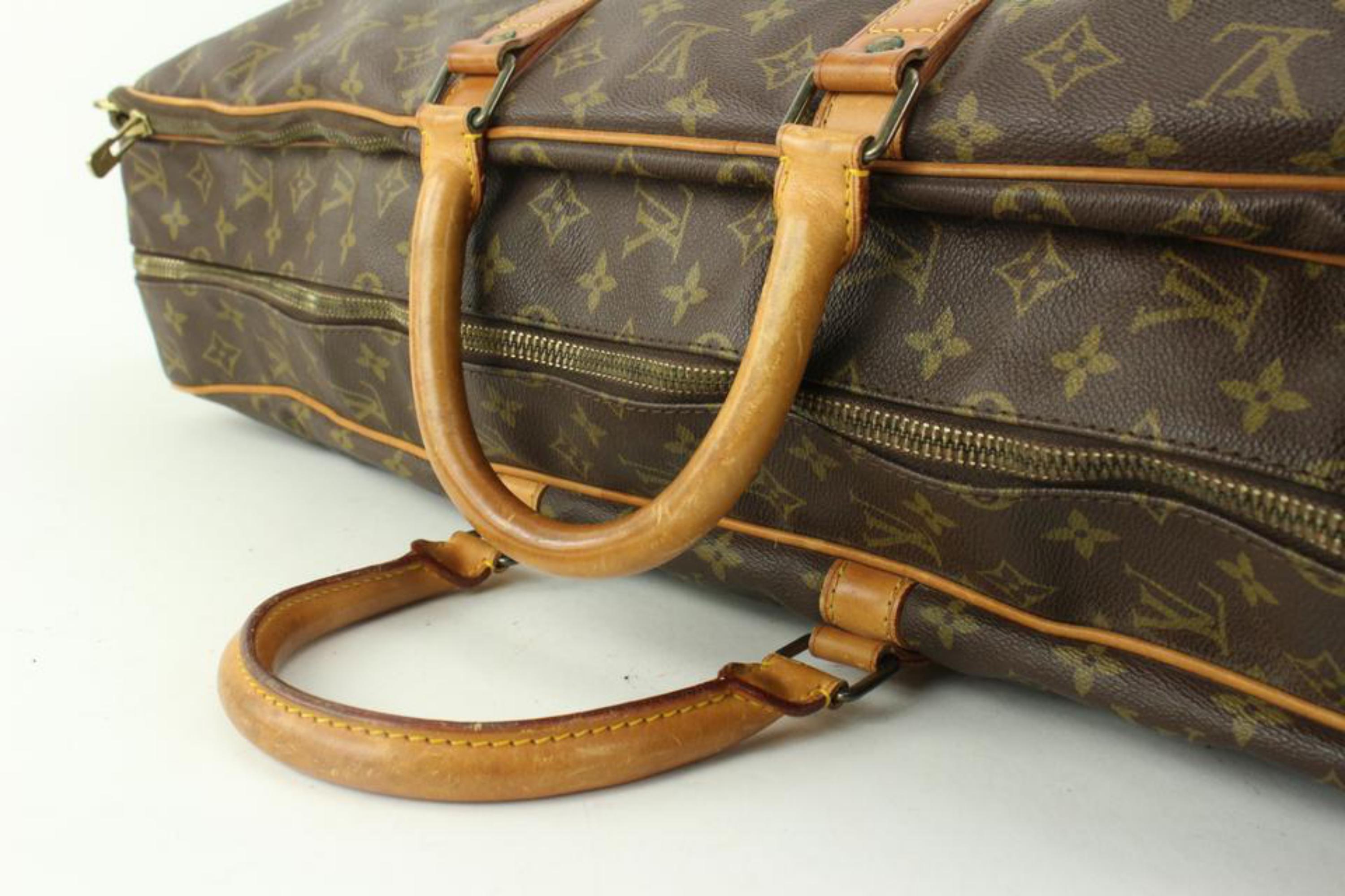 Louis Vuitton Ultra Rare Monogram Sac Plein Air Long Sports Bag 110lv56 For Sale 3