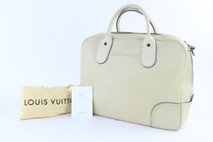 Louis Vuitton (Ultra Rare) Runway Tote 06lz0710 Ivory Leather Satchel