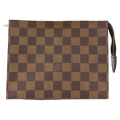 Louis Vuitton Ultra Rare Special Order Damier Ebene Toiletry Pouch 19 Poche 121l