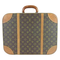 Vintage Louis Vuitton (Ultra Rare) Stratos 50 Hard Trunk 2lz0831 Brown Travel Bag