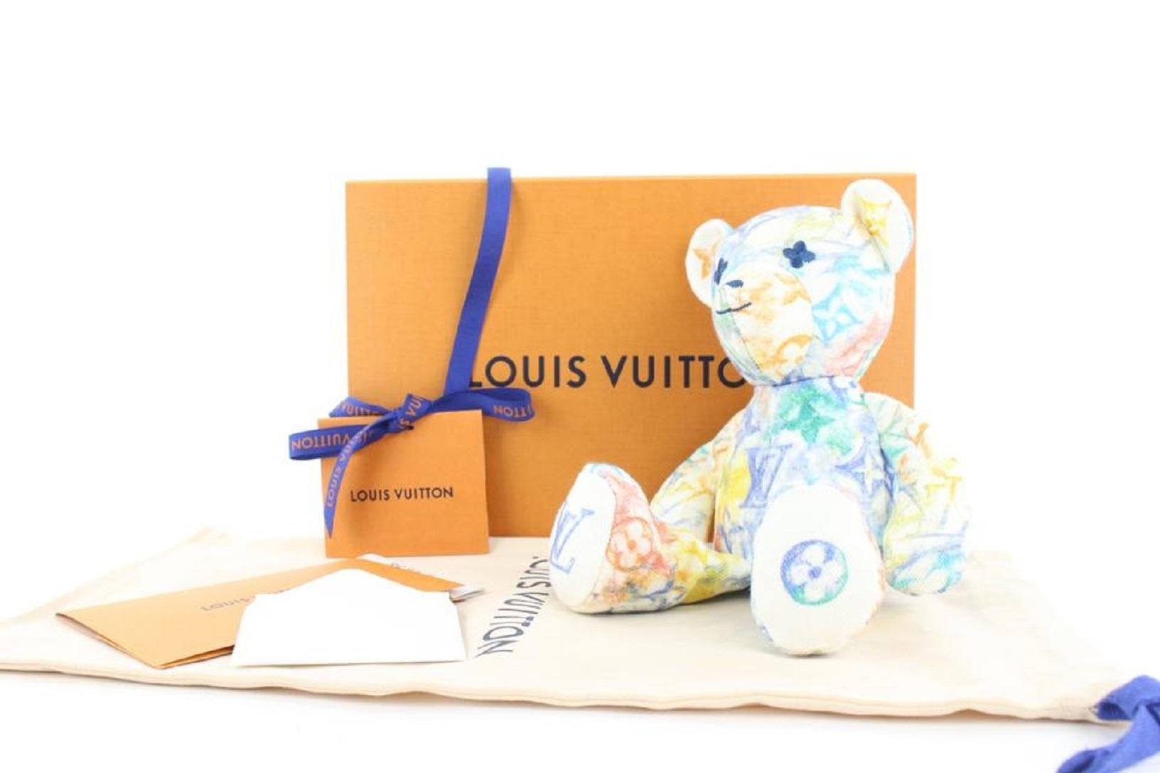 Louis Vuitton Multicolor Monogram Cotton Doudou Louis Teddy Bear, 2021  Available For Immediate Sale At Sotheby's